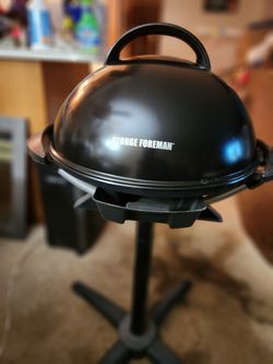 New Never Used George Forman Indoor/Outdoor  Grill  Model G102000BK