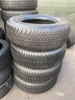 Set of four Used 265/70R17 $300, Brand Grandtrek