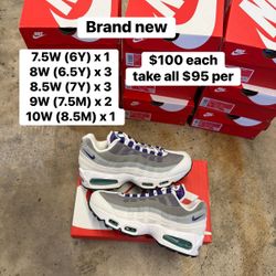 Bulk Nike Air Max 95 Big Bubble Grape 