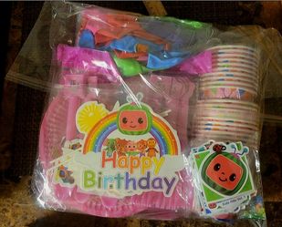Cocomelon party supplies for girls