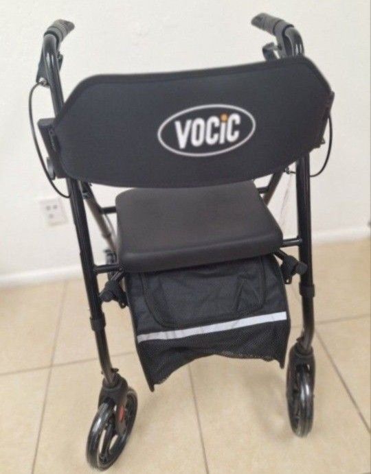 Rollator Walker with Seat Supports 350lb,