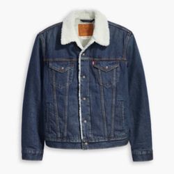Levi’s Type III Sherpa Trucker Jacket, Mens Medium