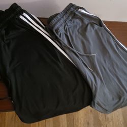 NEW WOMEN'S 2 PK JOGGER PANTS W/POCKETS SIZE XL WASHED NOT WORN 2 LARGE FOR ME PD $22.79 + TAX