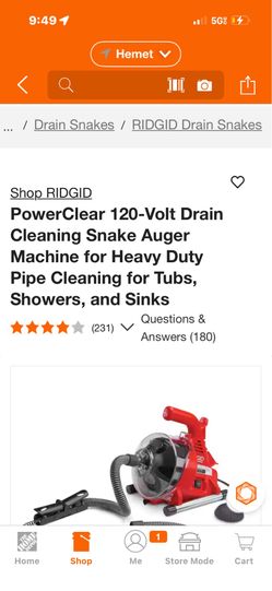 Rigid snake used once