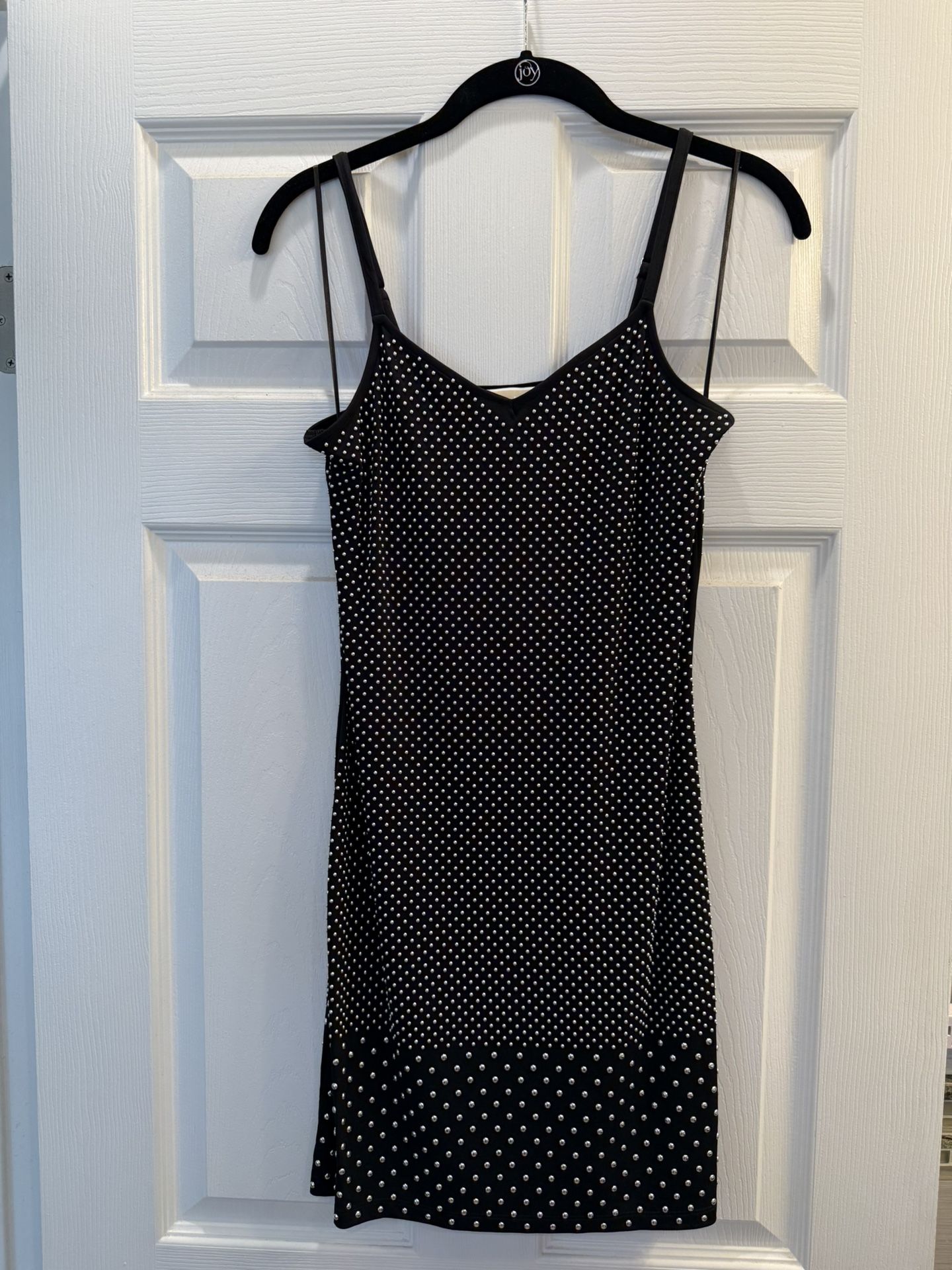 Michael Kors Black Silver Studded Dress