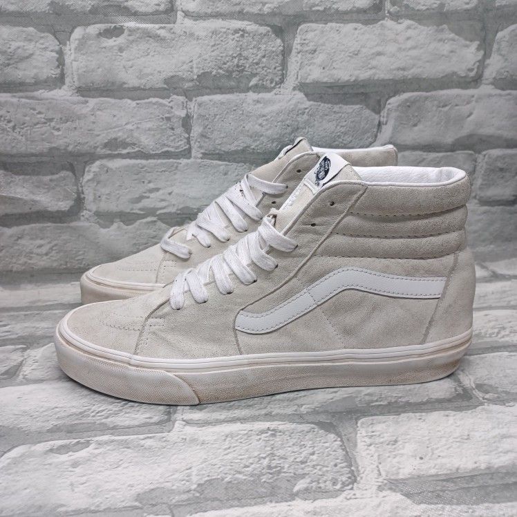 Vans Off The Wall Shoes Men’s 10.5 high top Gray HEiQ Skater Lace Up Sneakers