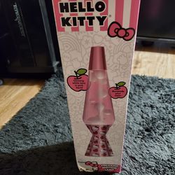 Hello Kitty Pink and White Volcano Motion Lamp