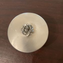 Pewter Trinket Box