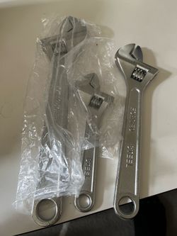 3-Piece Adjustable Wrench Set