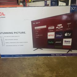 Tv TCL Roku 50", 4k, Smart, Alexa, Google, Excellent 