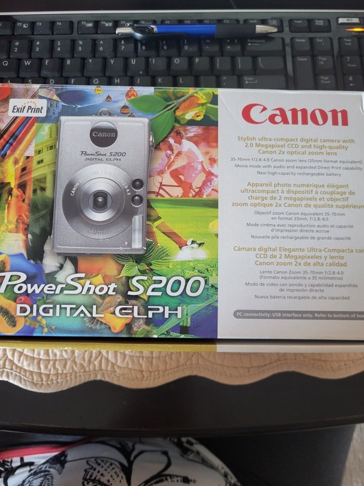 CANNON POWER SHOT S200
