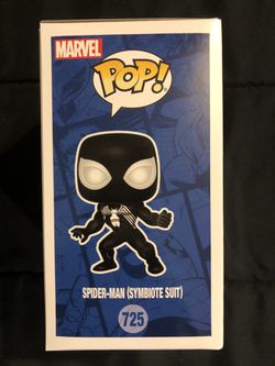 Funko Pop SPIDER-MAN SYMBIOTE SUIT 725 GITD Glows Marvel Exclusive
