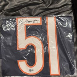 Jim Morrissey Signed Jersey SB XX Beckett 