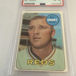 1969 TOPPS #259 BILL SHORT PSA 6