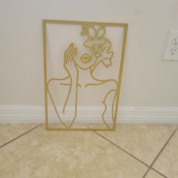 3 Metal Wall Frames For Girls Room 