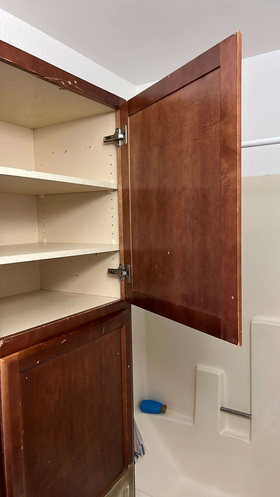 Tall Kitchen Pantry Cabinet 77 Inches Tall 23 Wide 18 Inches Deep + The Door