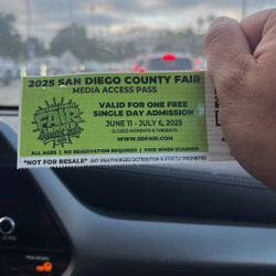 San Diego Fair/Del Mar Fair Ticket