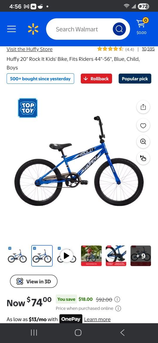 New 20" Boys Bike $50