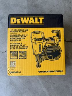 Pneumatic 15-Degree Coil Siding And Fencing Nailer