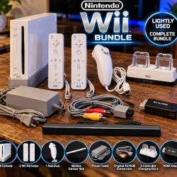 Original NINTENDO WII w/ Accessories & Games