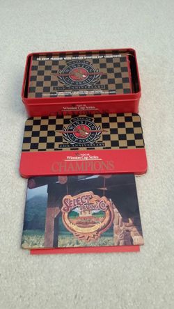 Winston cup match box tin