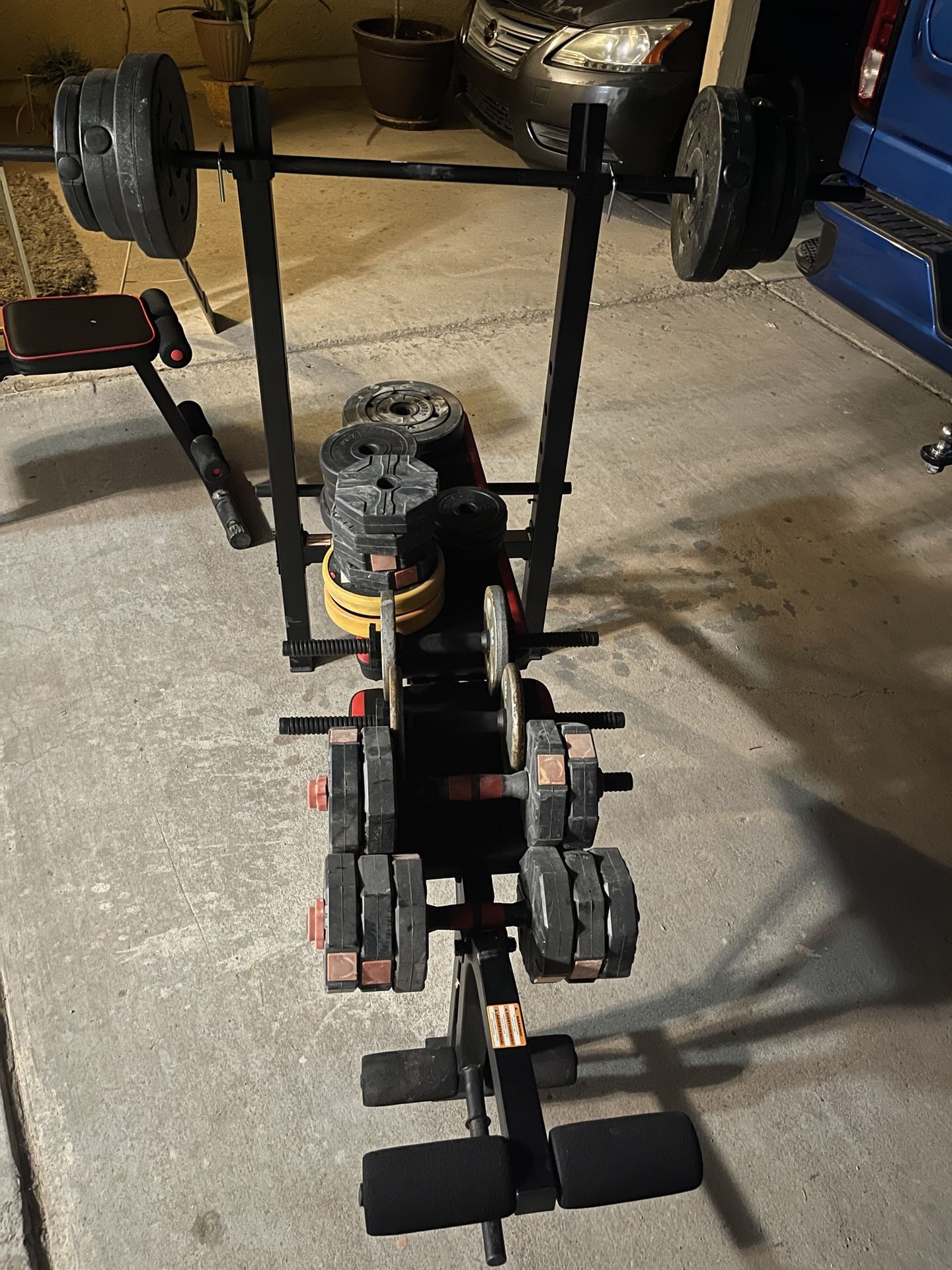 Combo Weight Bench And Rack for Sale in Las Vegas, NV OfferUp