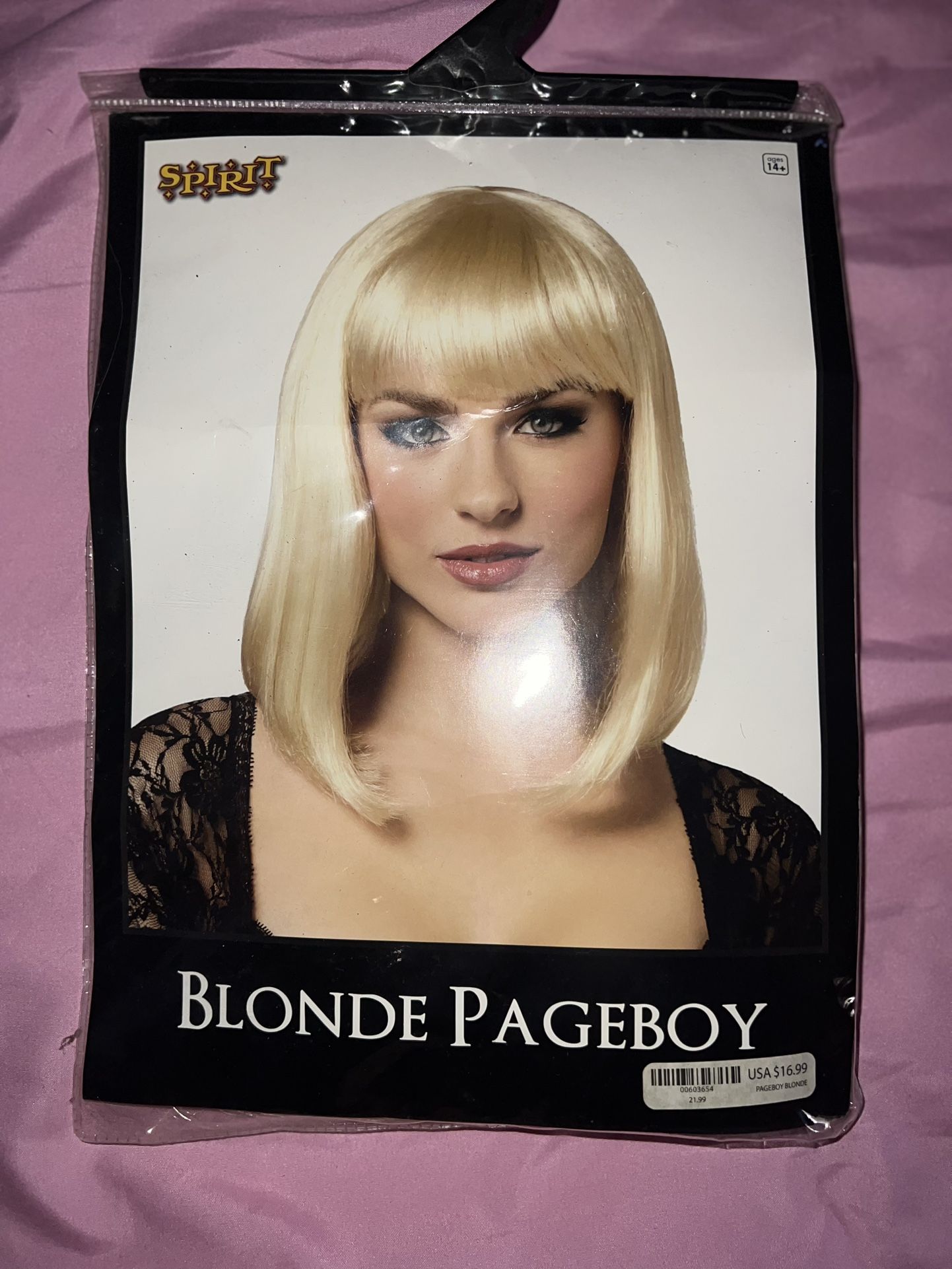 Blonde Pageboy Wig