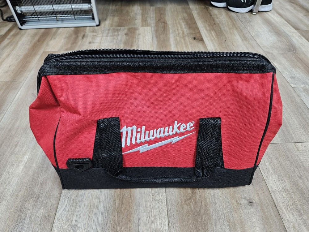 NEW Milwaukee 16" Tool Bag With Interior Pockets. One For $20, Two For $35, Three For $45 !!