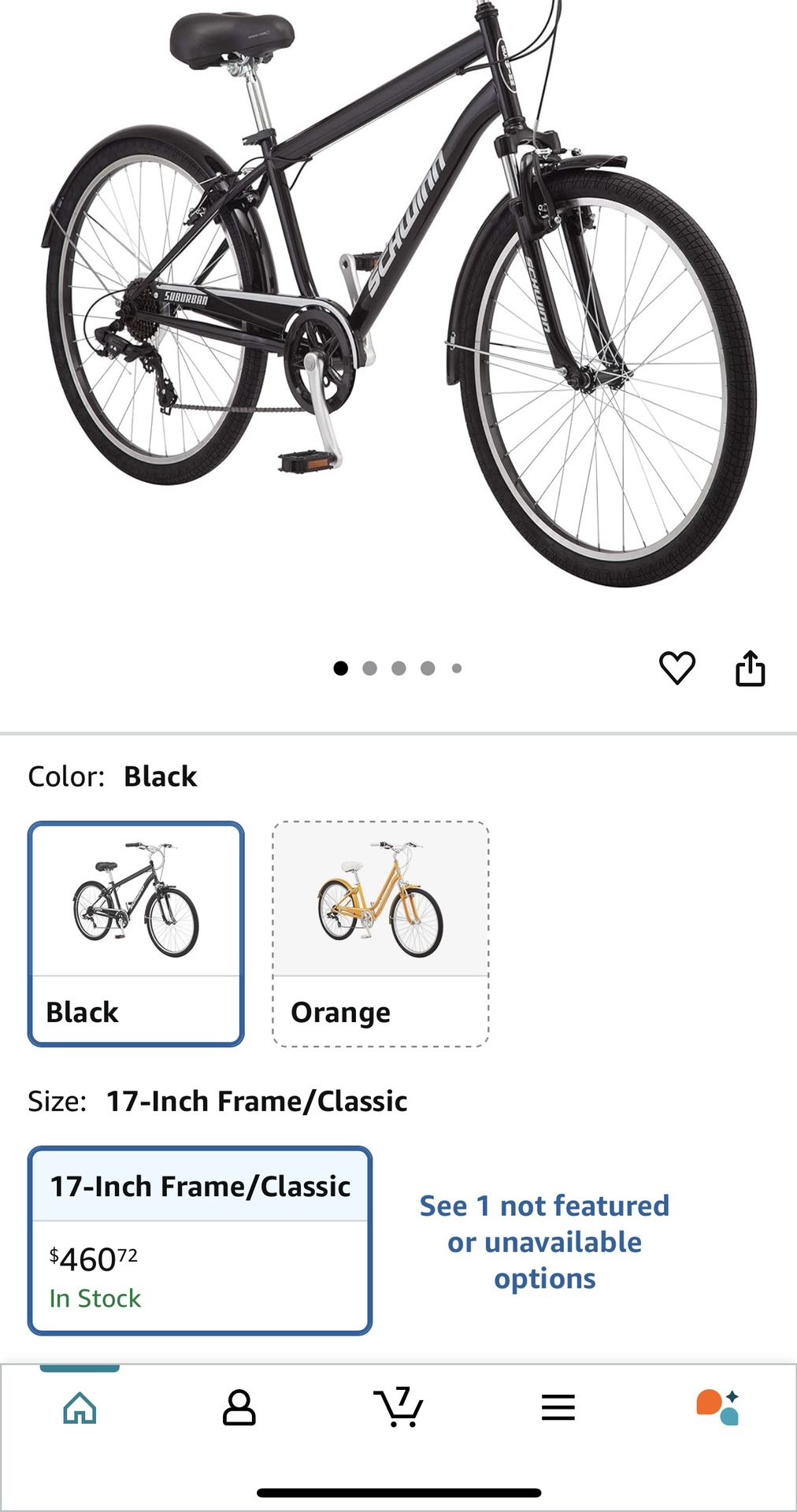 Mountain Bike Schwinn Suburban 26 Men's Comfort Bike Schwinn