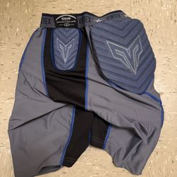 Alleson Adult Vortex Integrated 5‑Pad Football Girdle Size Small