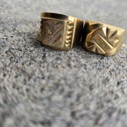19k Gold Ring Size 8