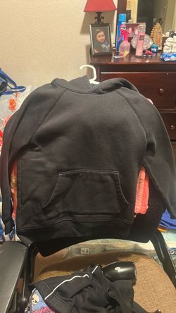 Black Pullover Hoodie Sweatshirt