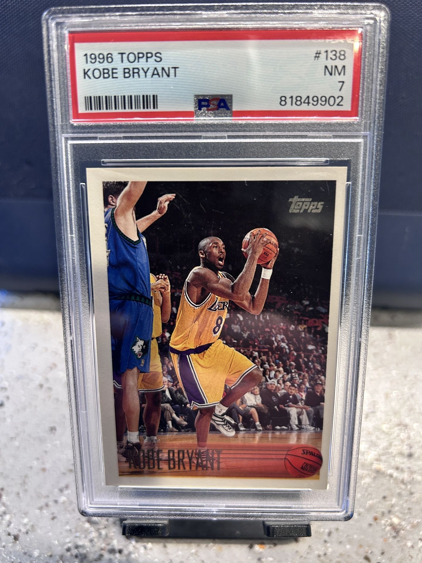 Kobe Bryant 1996 Topps Rookie Card