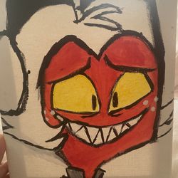 Painted Canvas (Moxxie Painting)