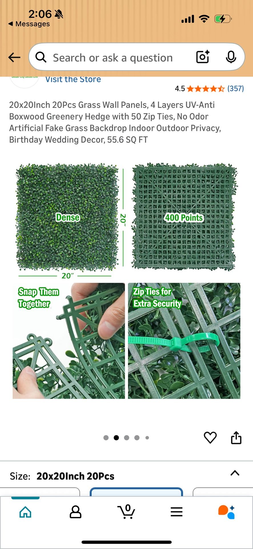 Grass Wall Panels