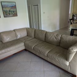 Leather Sectional