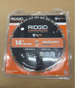 RIGID - 14 inch Diamond Blade Mansory