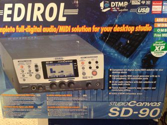 Edirol SD-90 Studio Sound Canvas for Sale in Vista, CA - OfferUp