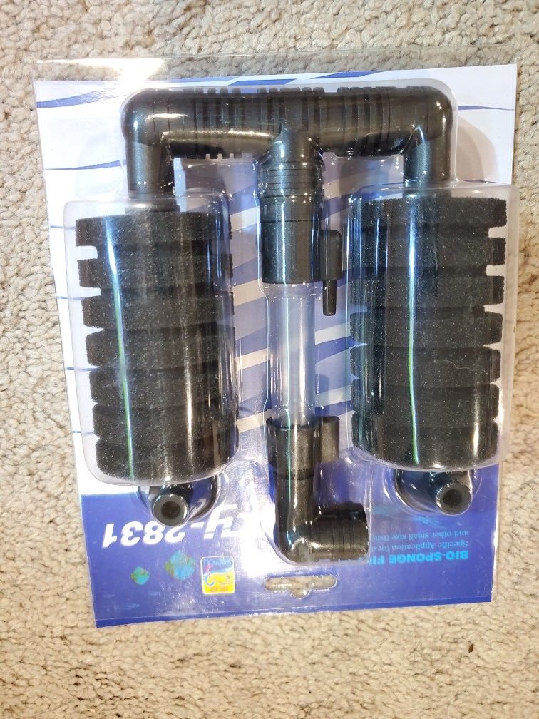 Dual sponge filter
