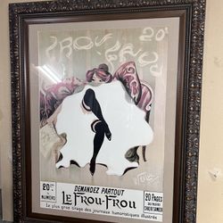 Framed And Matted Poster Art