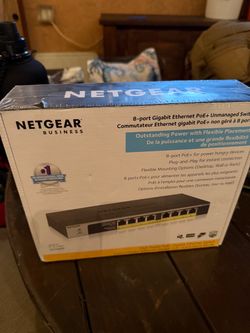 Netgear Business 8-Port Gigabit PoE+ Unmanaged Switch