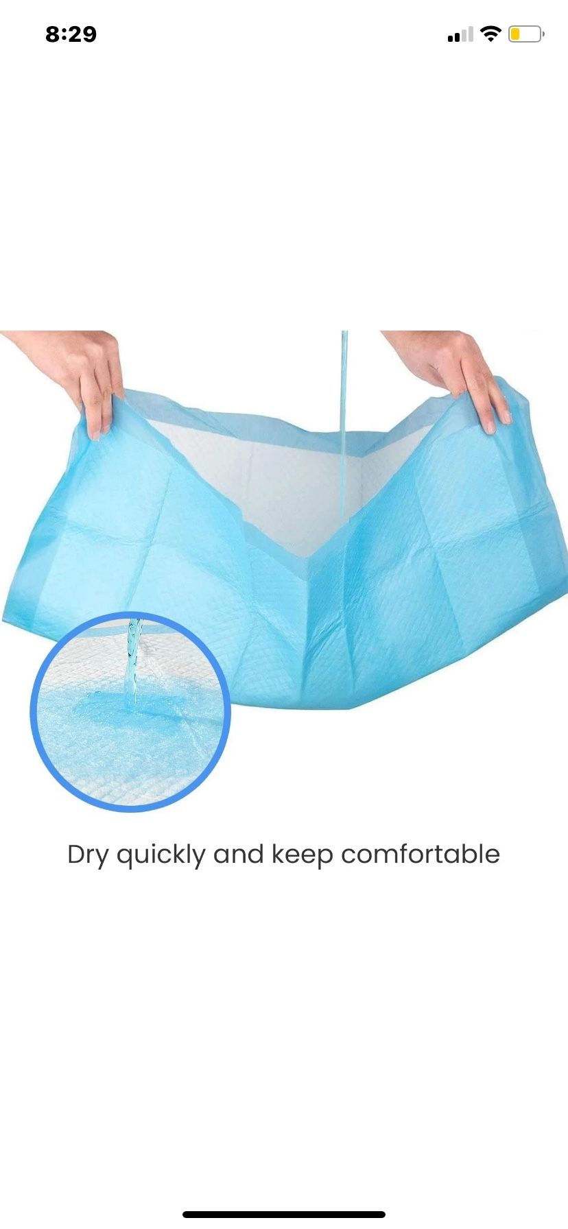 Absorbent, Leak-Proof Dog and Puppy Pee Pads with 5-Layer Design and Quick-Dry S