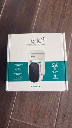Brand New Arlo Essential Pan Tilt Outdoor 2K Security Camera – Local Pickup Only