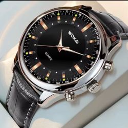 Men’s designer watch black face with gold Men’s designer watch black face with rose gold accent (NO BOX)