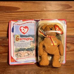 Ty international Bear Germania the bear from McDonalds Beanie Babies