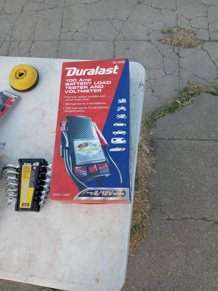 Brand New Duralast Battery Tester And Voltometer