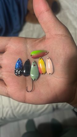 Custom fishing spoons! 2.7g and 2.5g spoons!