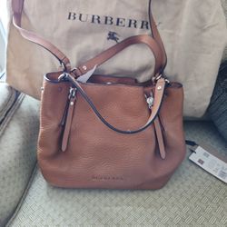 Burberry Small Maidstone Leather Handbag 