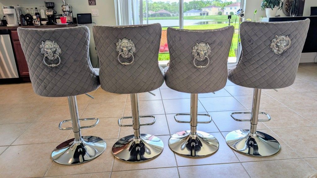 Velvet Bar Stools