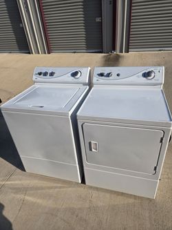 White Washer and Dryer Set